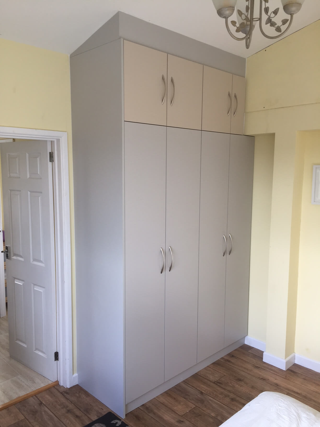 Two Tone Wardrobes finished in Crediton