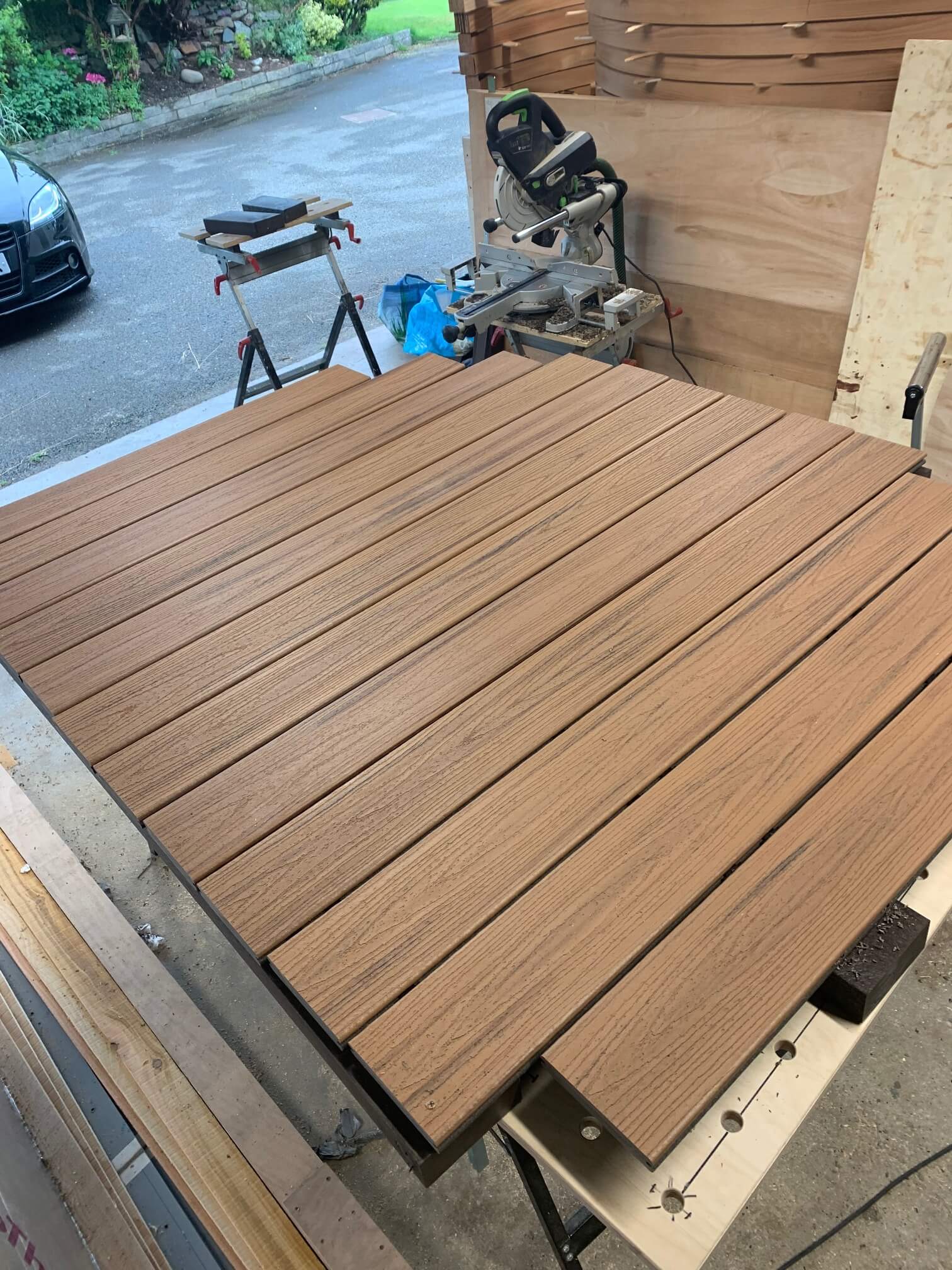 Decking Boards In Place