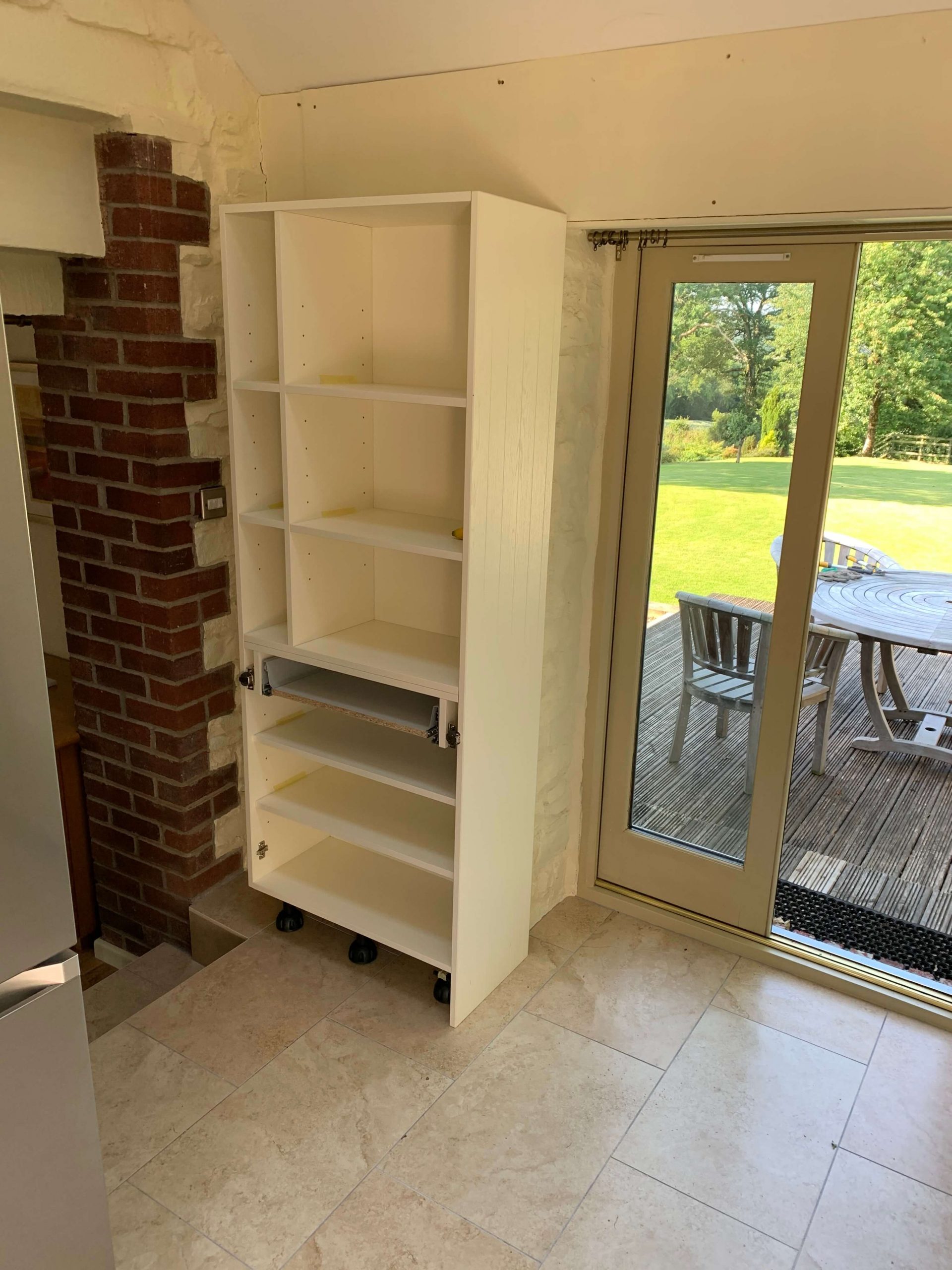 Open Unit with hidden drawer